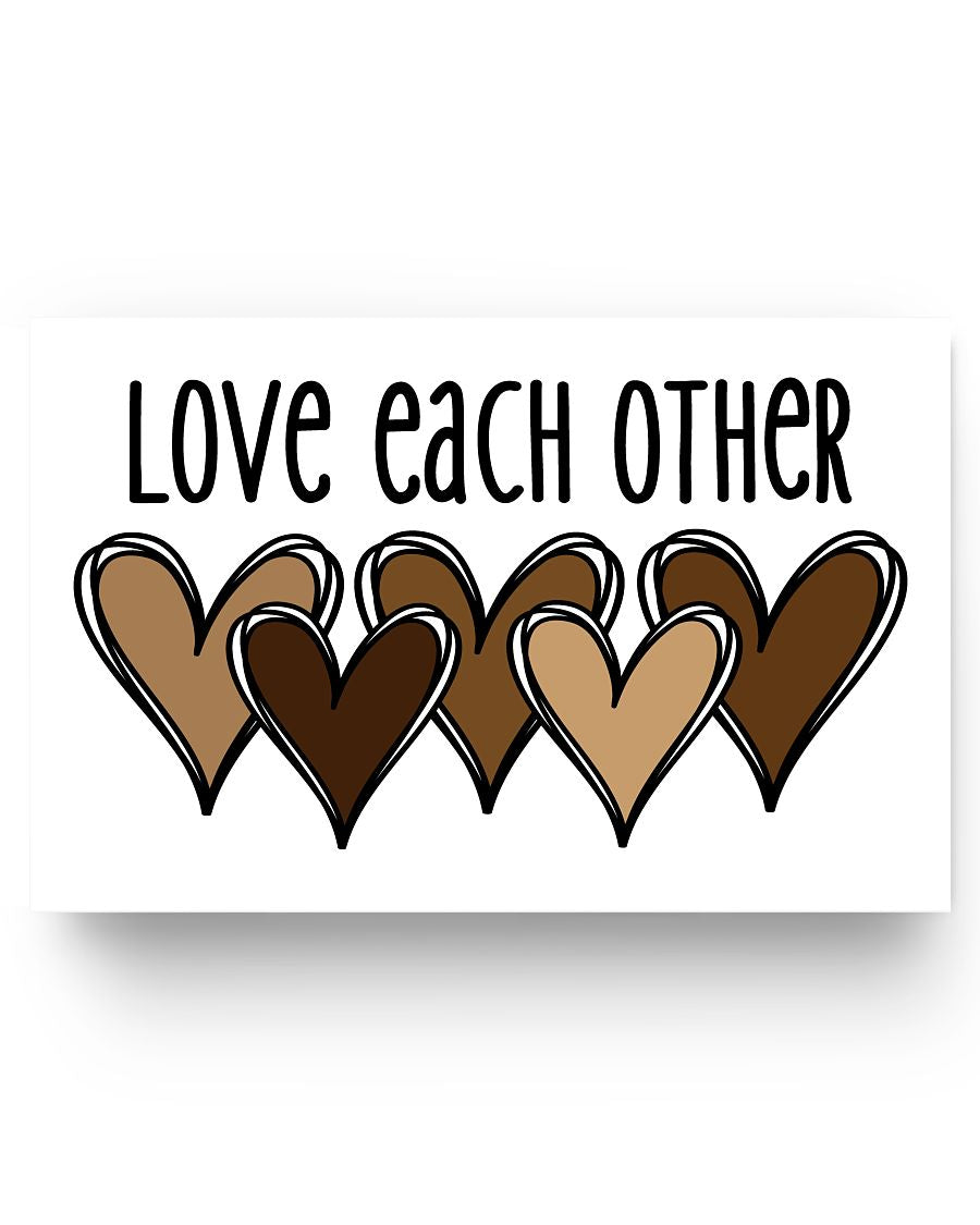 17x11 Poster - Love each other