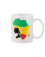 Load image into Gallery viewer, 11oz Mug - Africa hair
