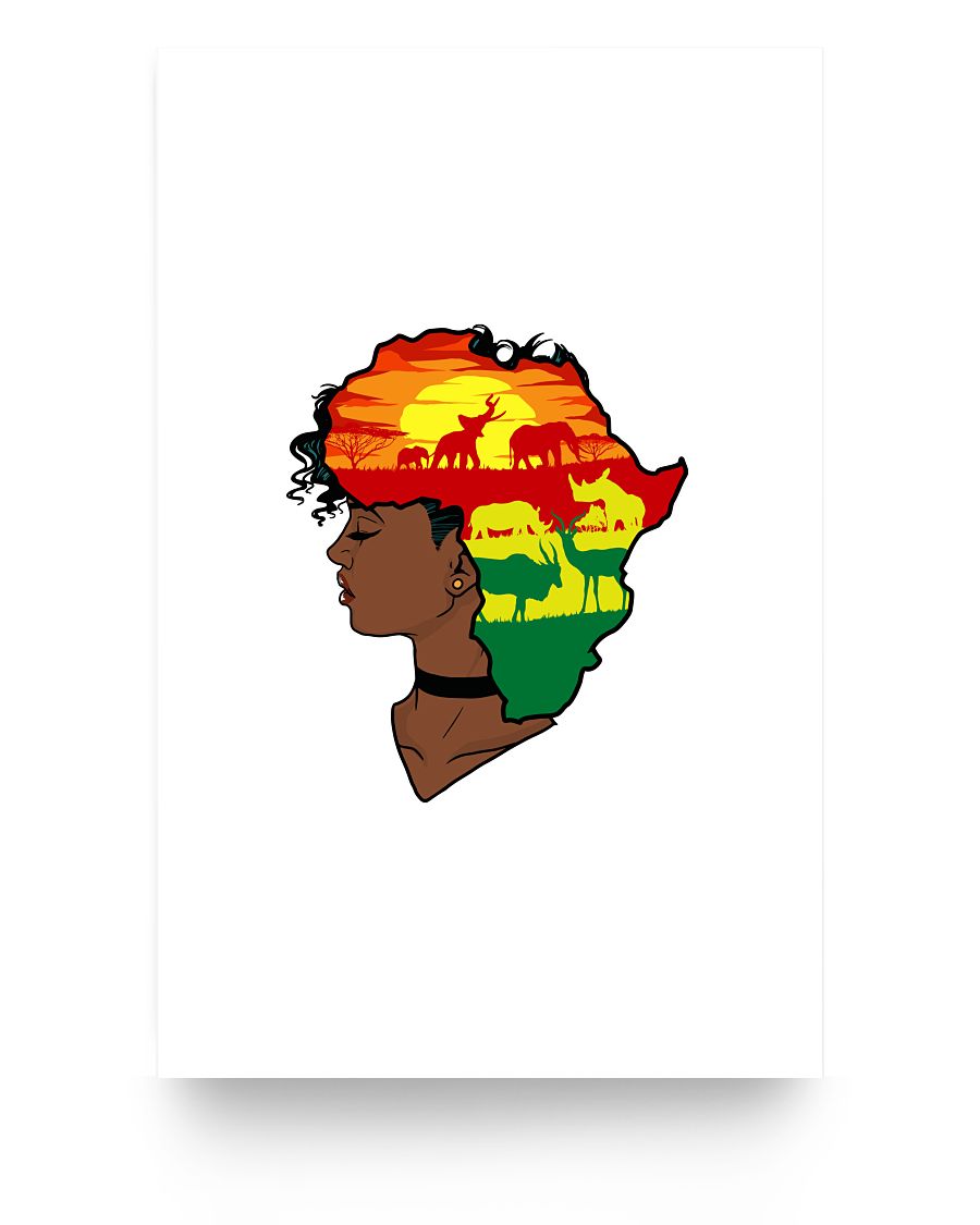11x17 Poster - Africa hair