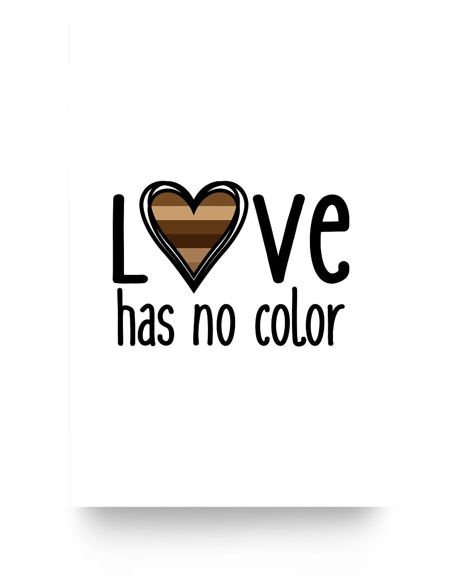 24x36 Poster - Love has no color