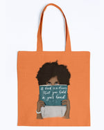 Load image into Gallery viewer, Canvas Tote - A book is a dream that you hold in your hand
