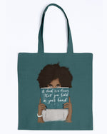 Load image into Gallery viewer, Canvas Tote - A book is a dream that you hold in your hand
