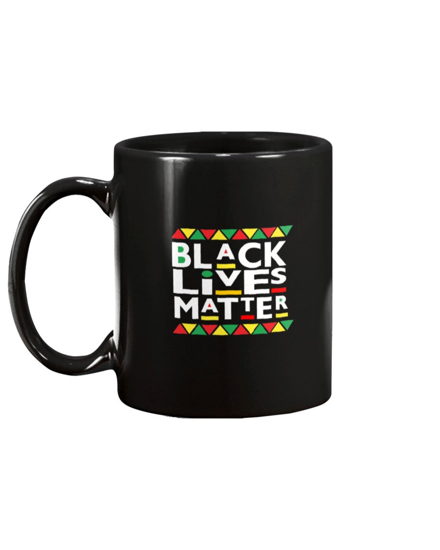 11oz Mug - Black lives matter white