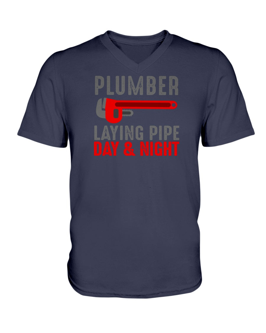6005 - Plumber, laying pipe day and night