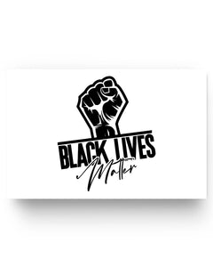 17x11 Poster - Black lives matter fist