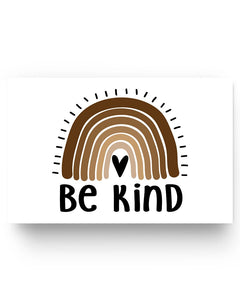 17x11 Poster - Be kind rainbow