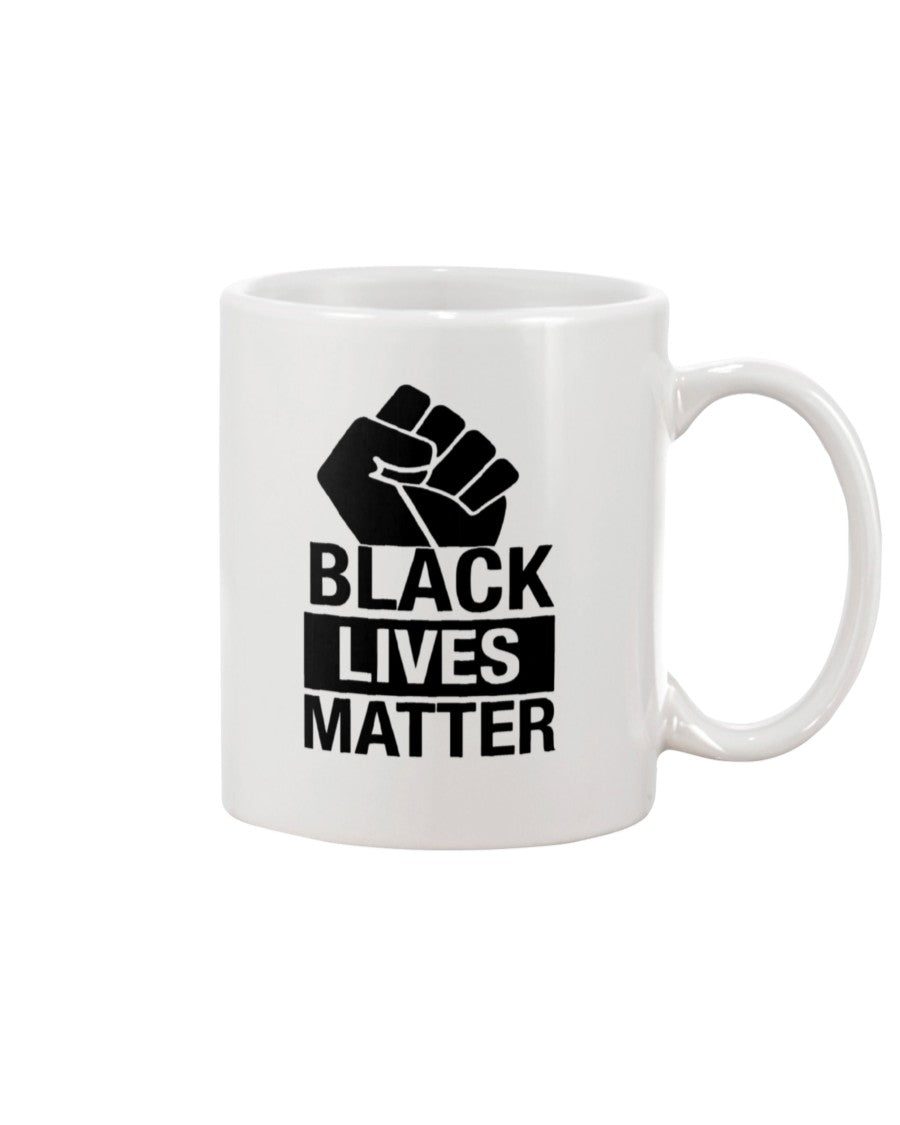 11oz Mug - Black lives matter fist