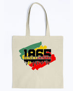 Load image into Gallery viewer, Canvas Tote - 1865 Juneteenth
