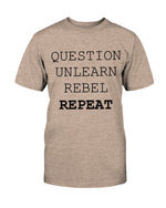 Load image into Gallery viewer, 3001c - Question, unlearn, rebel, repeat
