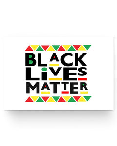 24x16 Poster - Black lives matter fist