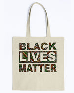 Load image into Gallery viewer, Canvas Tote - Black lives matter
