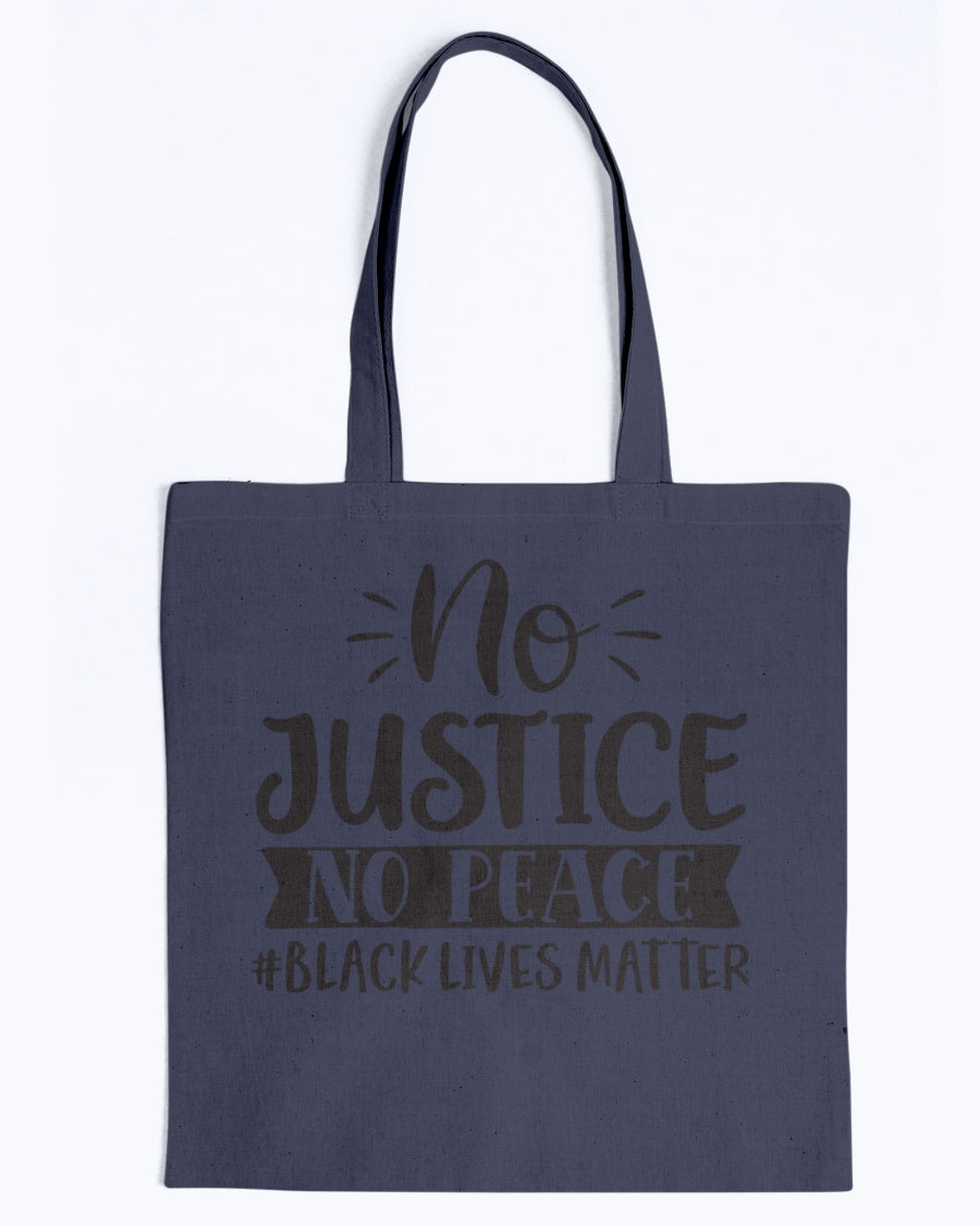 Canvas Tote - No justice no peace #blacklivesmatter