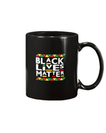 Load image into Gallery viewer, 11oz Mug - Black lives matter white
